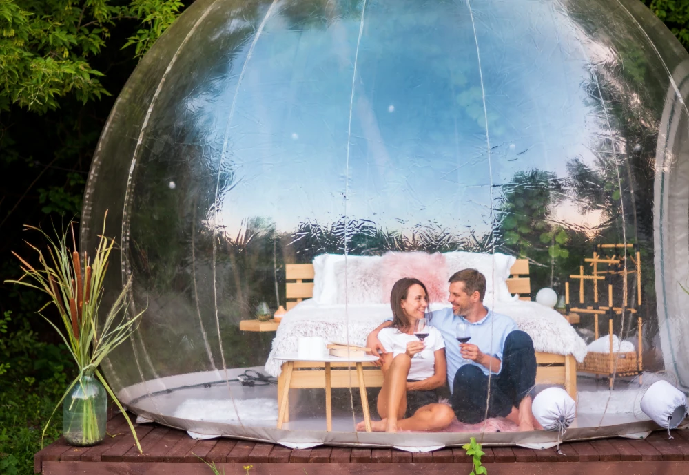 outdoor camping inflatable bubble tent